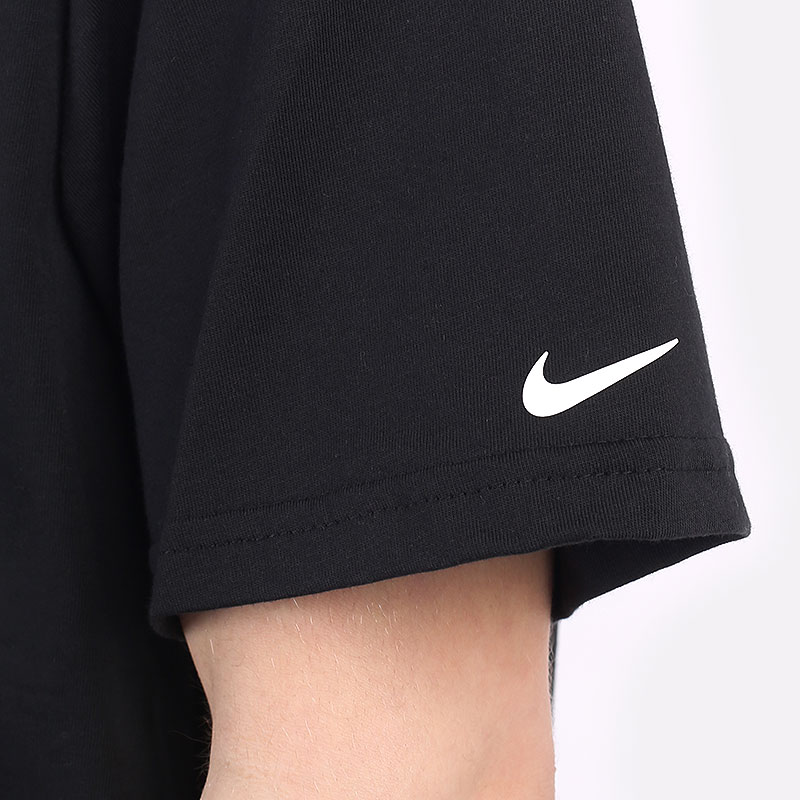 мужская черная футболка Nike Force Swoosh Tee DN2974-010 - цена, описание, фото 5